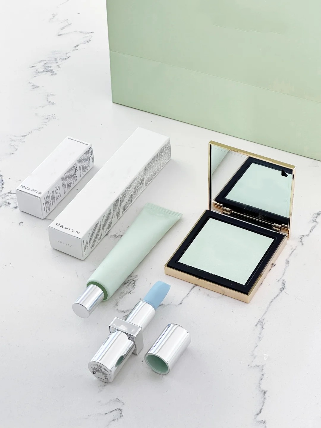 Brand New Refine Finish Micro Powder Face Makeup Setting Powder Complexion Perfecting Medium & Fair Top quality