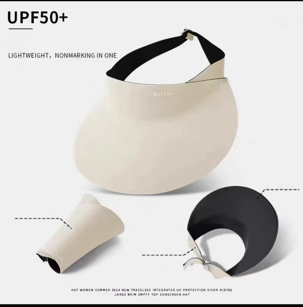 Breathable Folding Sun Cap for Ladies - Lightweight UV Protective Hat