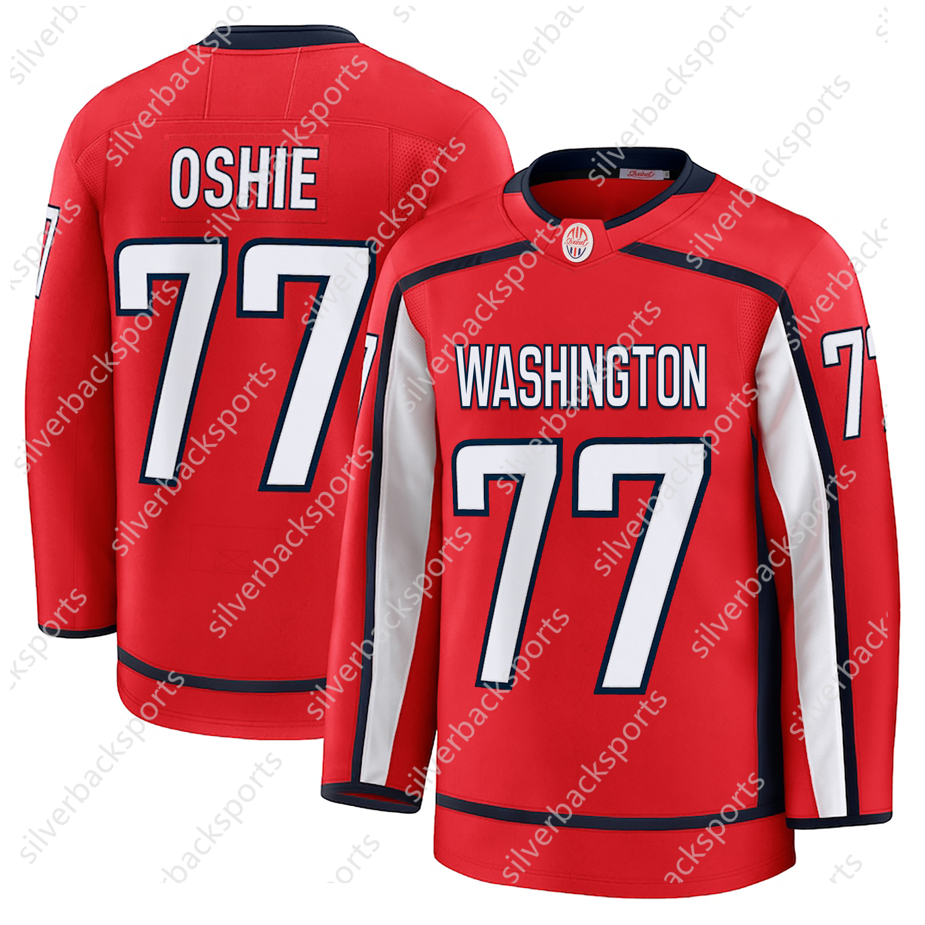 8 Ovechkin 2025 Cherry Blossom Hockey Jersey Dubois Oshie Wilsons Carlson McMichael Backstrom custom any team name logo