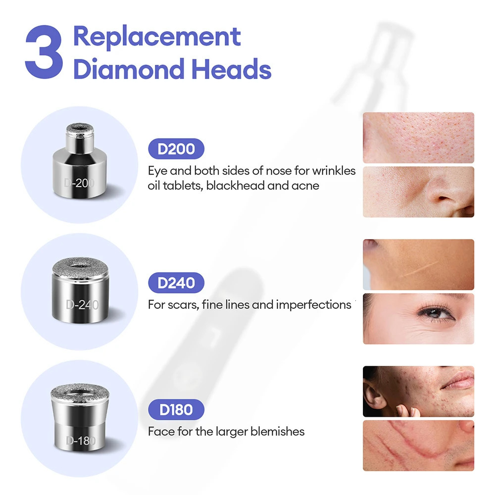 Portable Diamond Peeling Machine Microdermabrasion Facial Deep Cleaning Skin Care Device Exfoliation Vacuum Blackhead r 251030