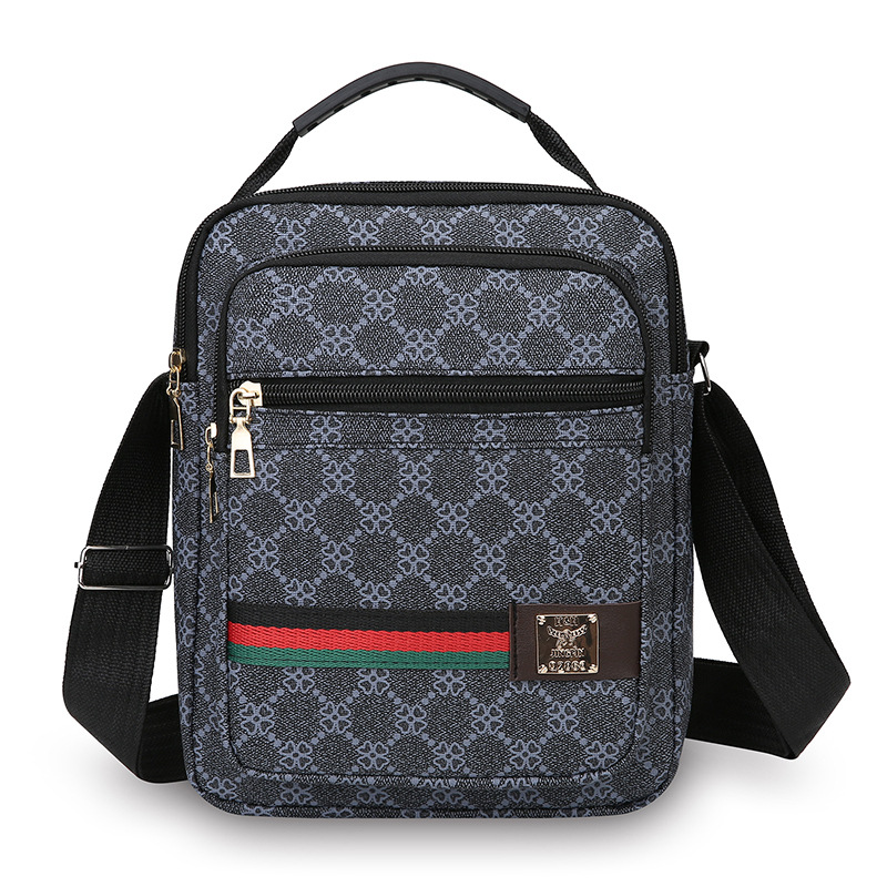 Free shipping fashion new design men's and women's bags large capacity casual shoulder bag multi-layer business commuting versatile crossbod