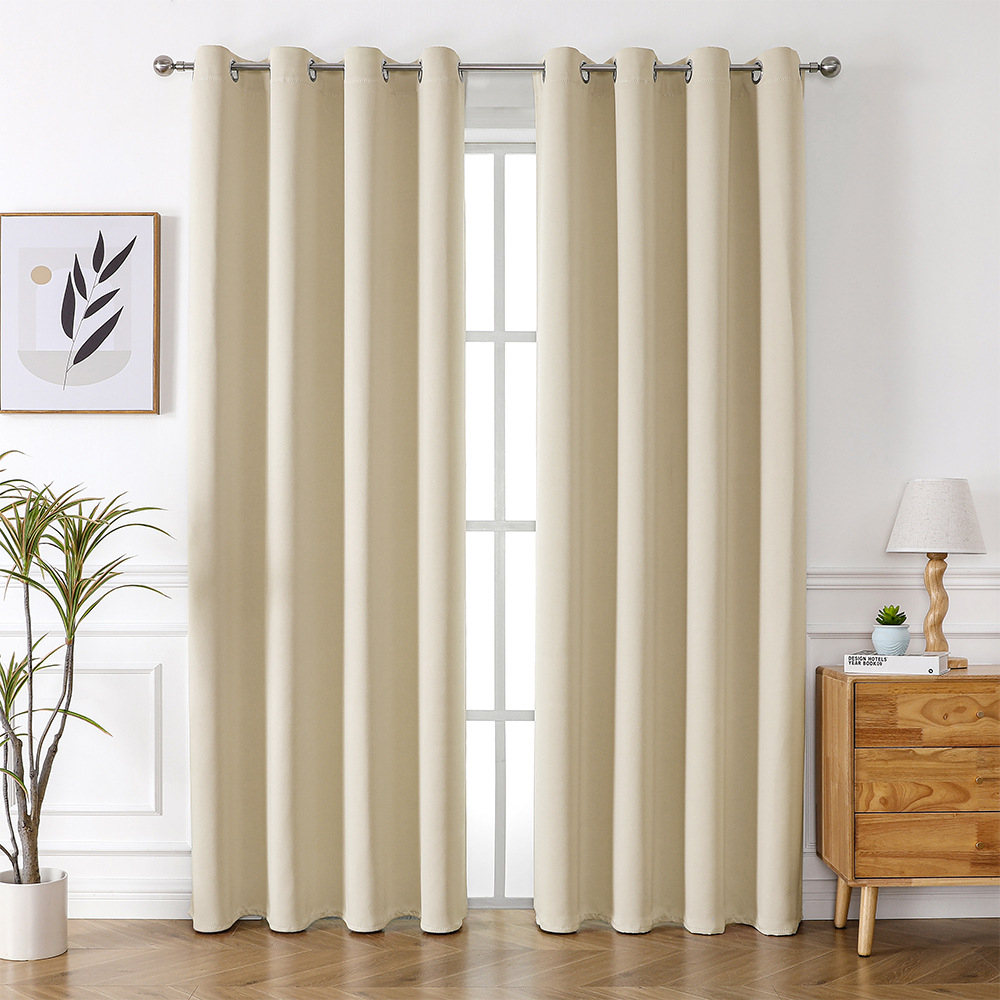 150cm*200cm Modern Solid Color Blackout Curtains For Living Room Bedroom Curtains Window Curtain