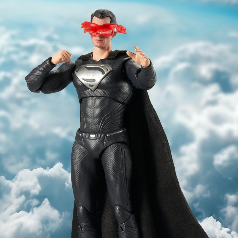 Fondjoy DC Comics Black Superman 1/9 Action Figure Wholesale - Justice League Collectible Model Kit with Movable Joints, Bulk Stock for Retailers
