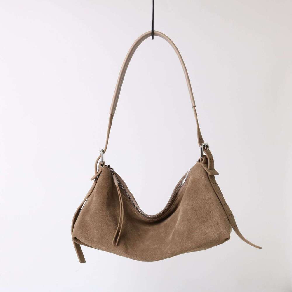 Luxury Bag Designer New Upgraded Version Matte Casual Niche Design High End Leather Underarm Single Shoulder Crossbody Bag