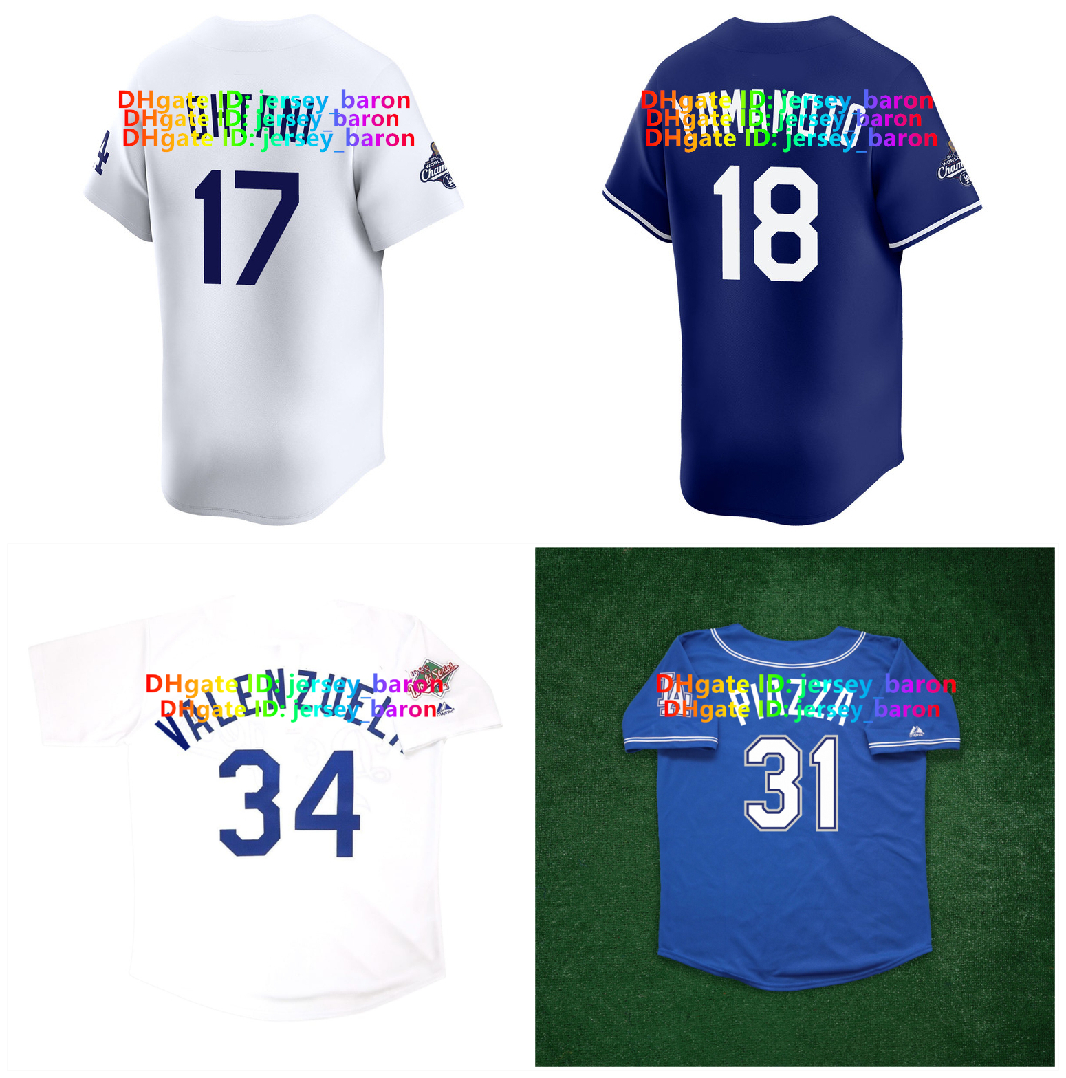 Shohei Ohtani Mookie Betts LA Dodgers Baseball Jerseys 2025 World Series Teoscar Enrique Hernandez Yoshinobu Yamamoto Fernando Valenzuela Eric Gagne Freeman S-5XL