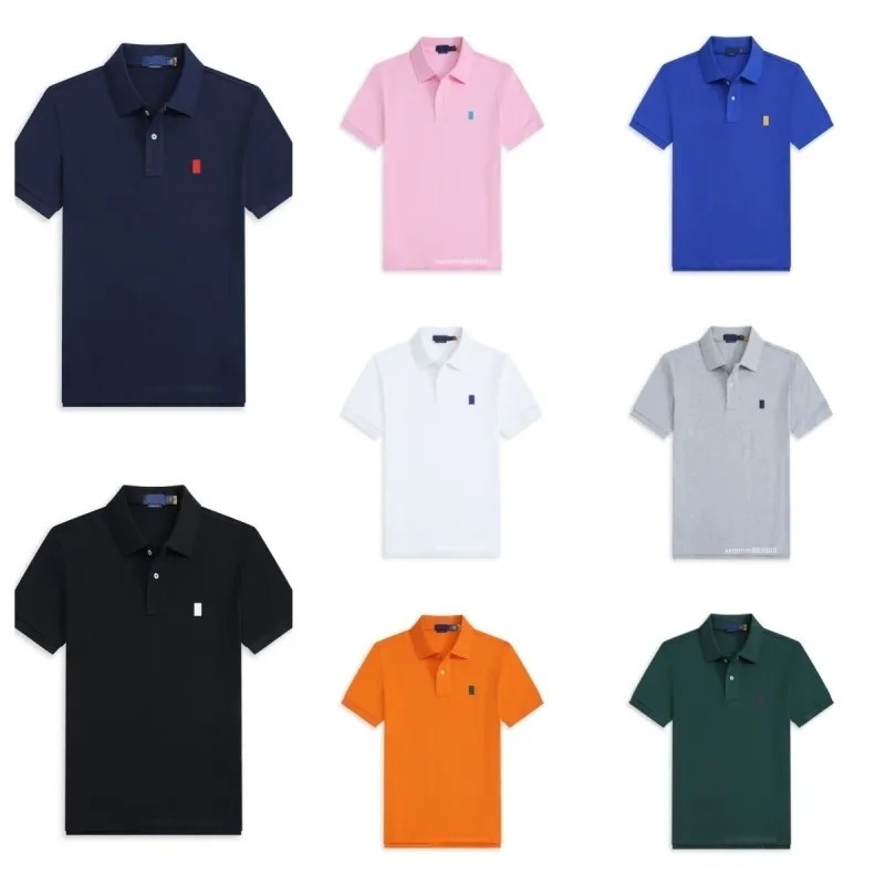Mens Polo t shirt Designer t shirts Embroidery Womens Letter Pure Cotton T-shirts Printing Black White Summer Casual Short sleeve S-3XL