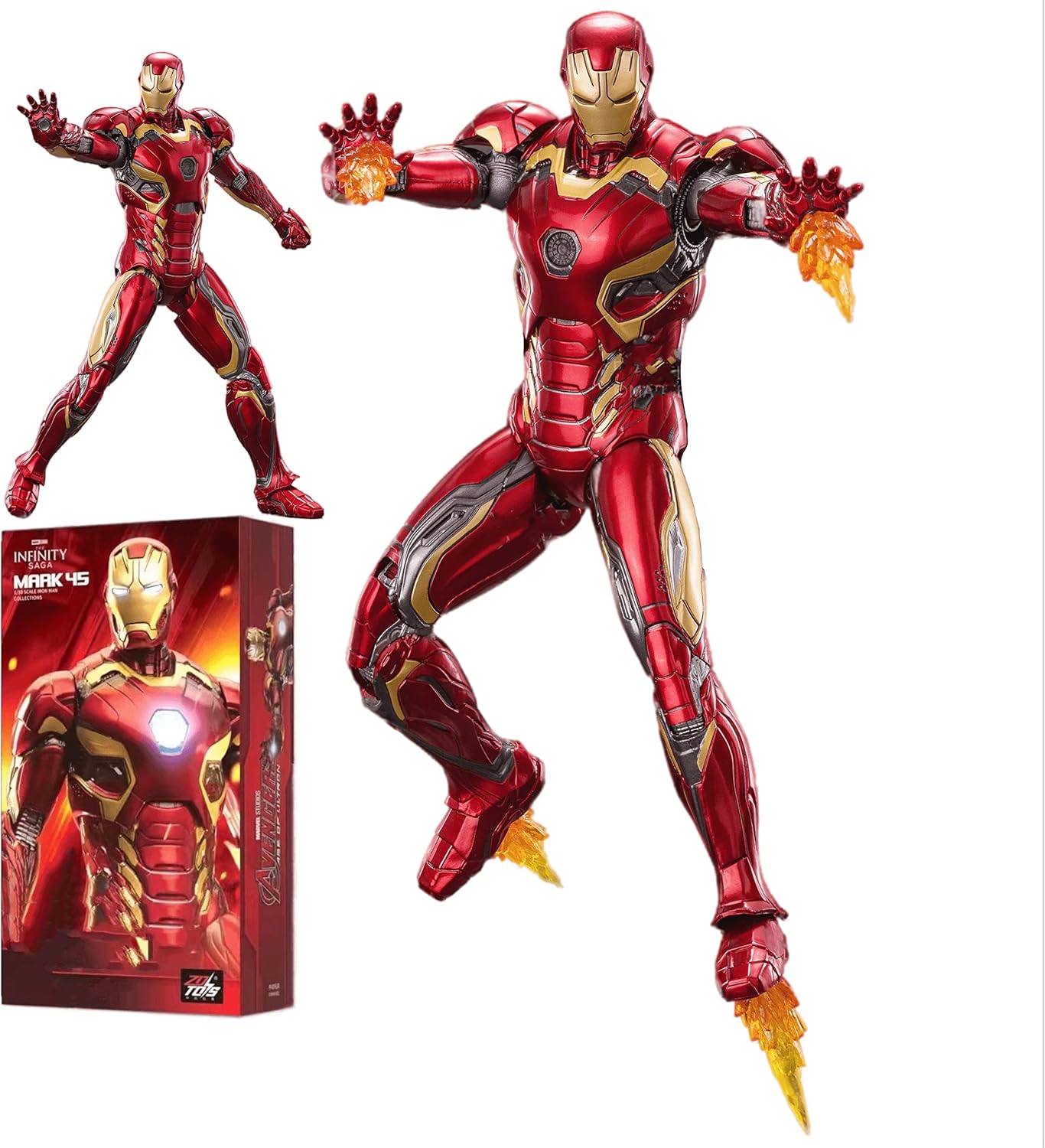 Avengers Inspired ZD Toys Iron Man MK45 Collectible Action Figure by ZD Toys - Perfect Gift for Kid's Birthday