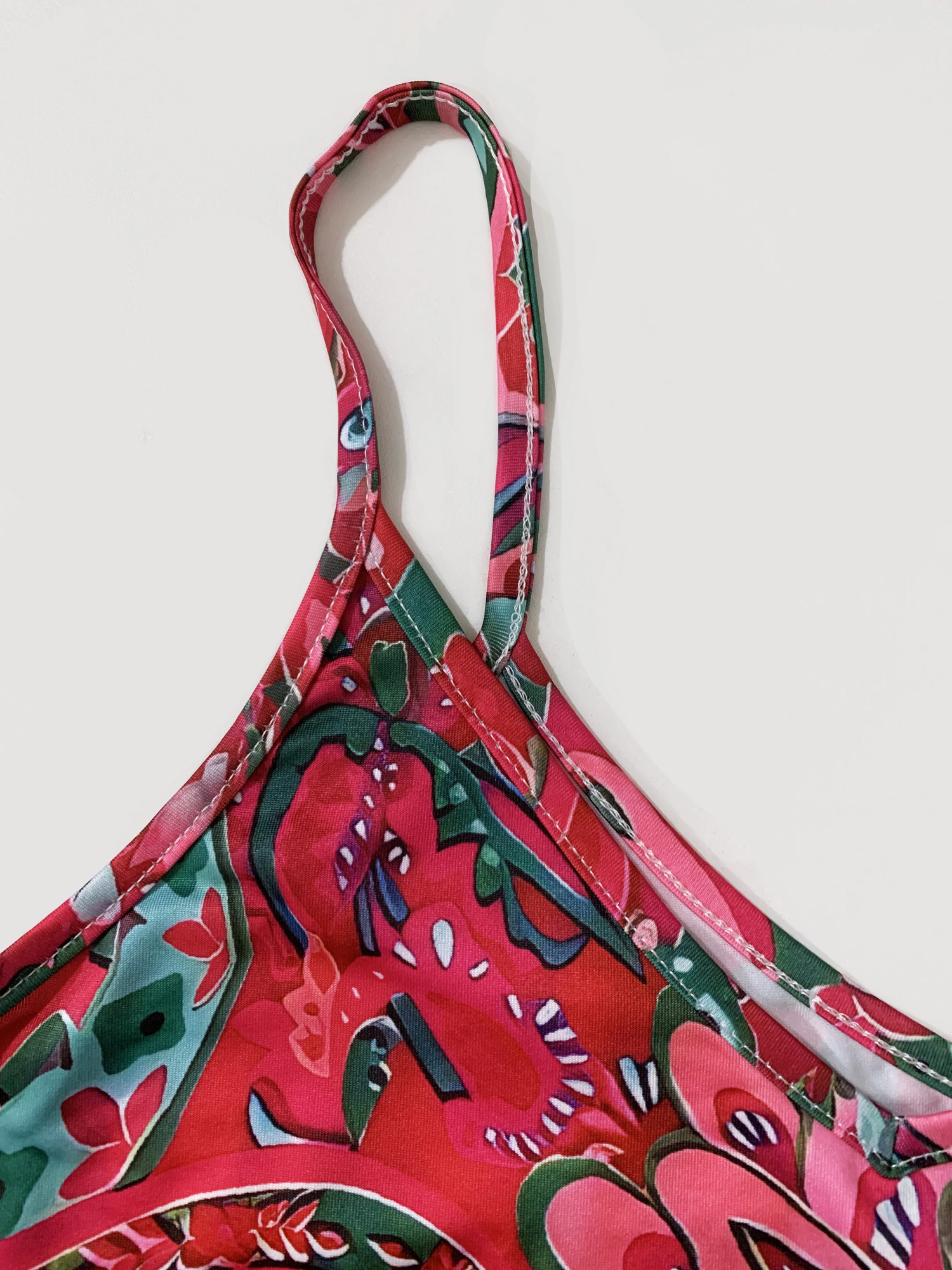 Ladies Paisley printed Cami dress for spring and summer fashion vacation 250402m