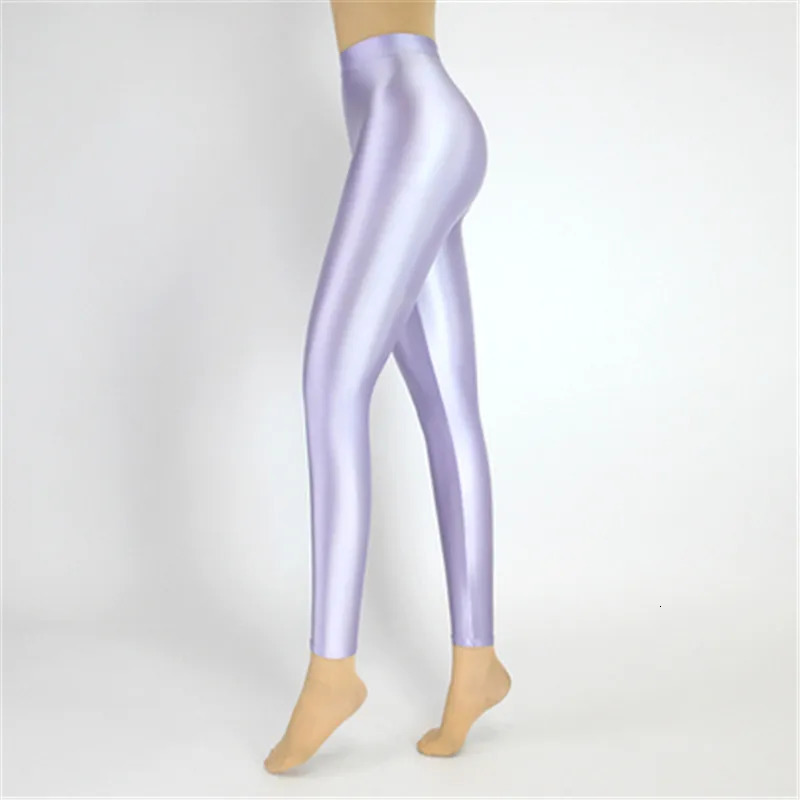 XCKNY Glossiness Series Pants High Waist Sports Fitness Shiny Yoga Tight Long Legs Elasticity Glossy 250402m