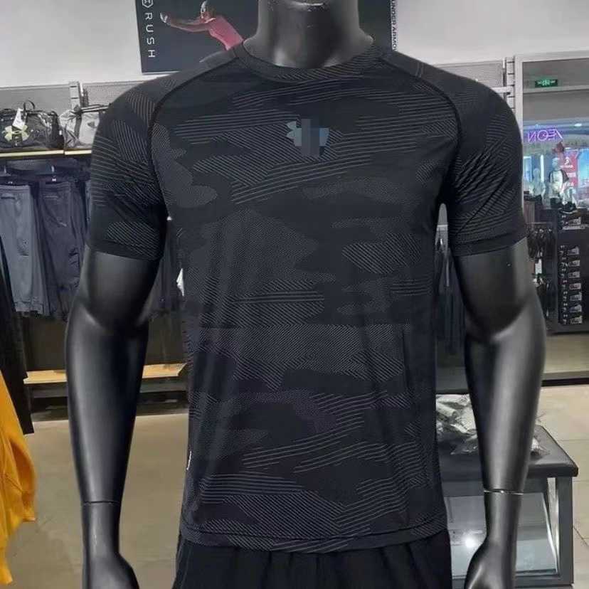Ice silk sports men summer short sleeve shorts casual loose running fast drying clothes fitness clothes thin summer J250402