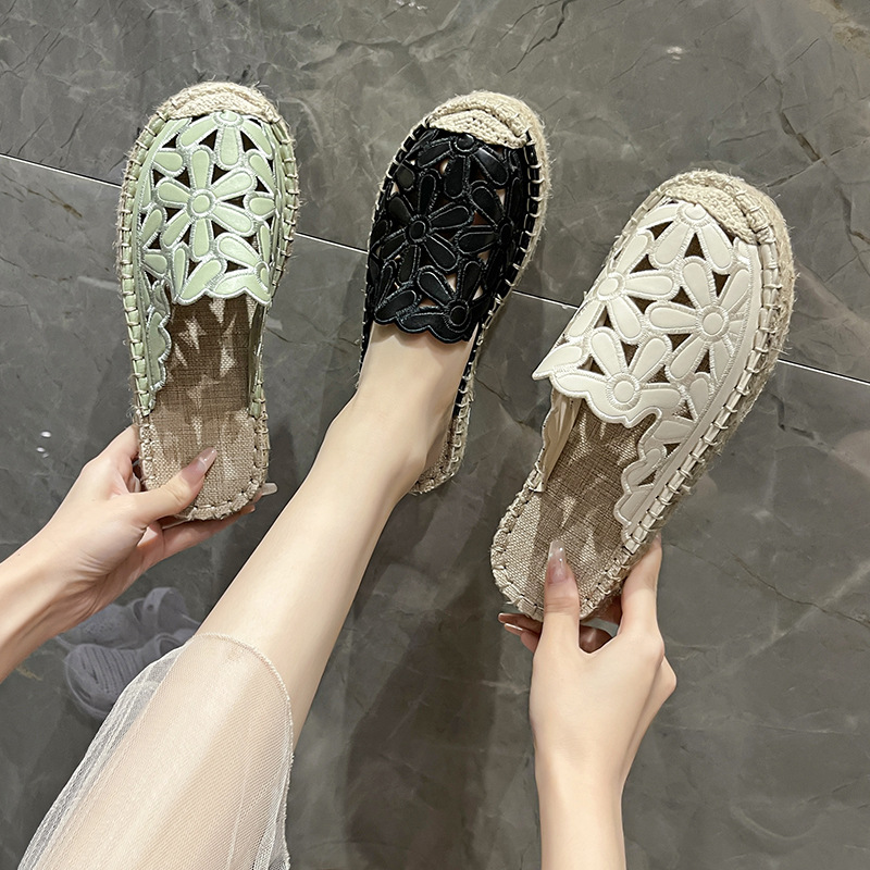 HOT free shipping deisgner for womens flat beige black green Summer new outdoor casual sandals size 35-40