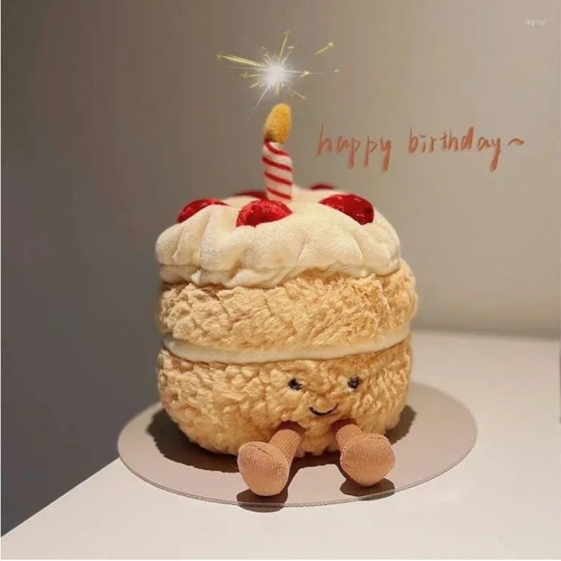 Jellycat Birthday Cake Plush: Kawaii Decor, Cute Plushie Gift for Kids & Adults dh911125171