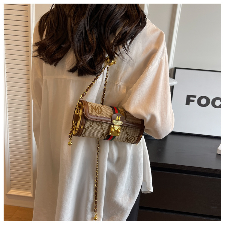 Elegant Women Round Bag Fashion Print Shoulder Crossbody Bags Bestselling New Arrival Versatile Casual Outdoor Free Shipping