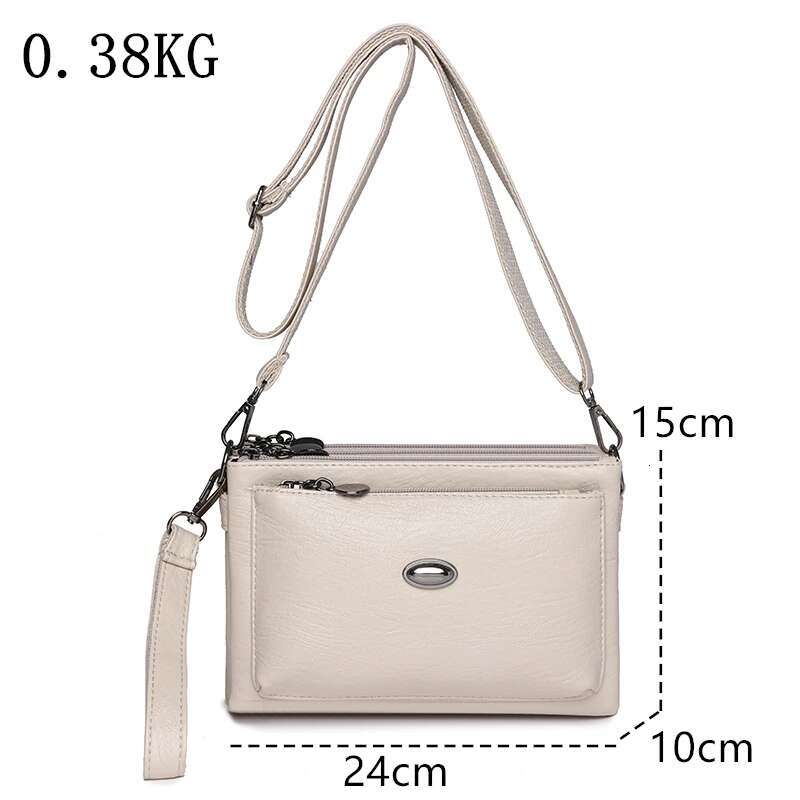 Women 2025 Sac A Main High Quality Soft Leather Multilayer Purse And Handbags Designer Female Shoulder Crossbody Bags For