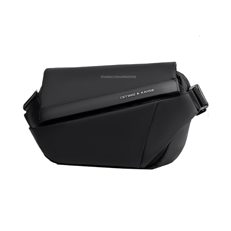 New free shipping designer bag Simple crossbody for men 2025 cycling functional workwear trendy brand fashionable men's chest commuting versatile