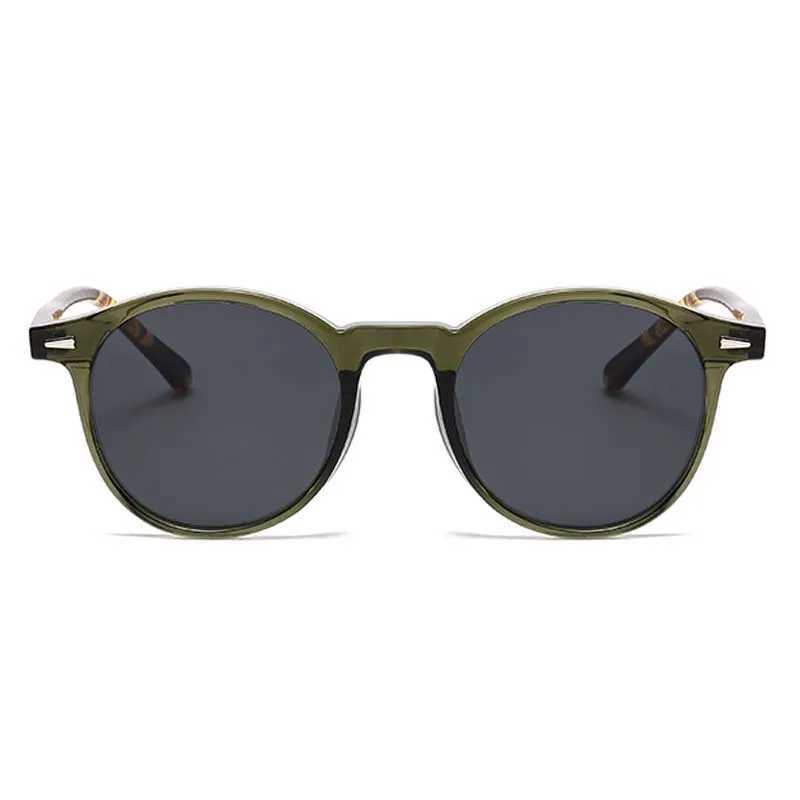 Fashion Transparent Round Frame Sunglasses for Women Casual Driving Outdoor Eyewear Men Plastic Ultralight UV400 Eyeglasses Z250411