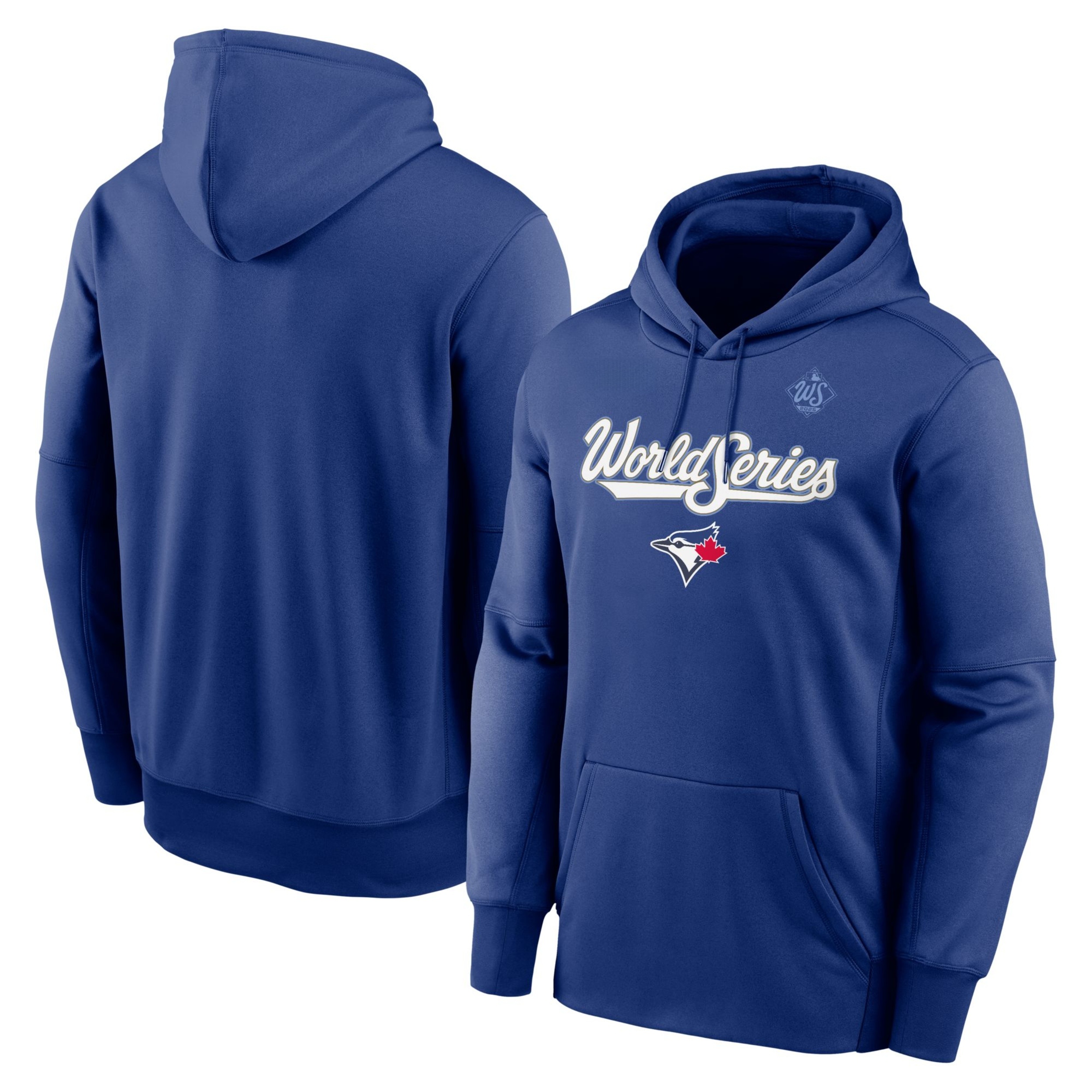 Men's Blue Jays Royal 2025 World Series Authentic Collection Therma Fleece Hoodie