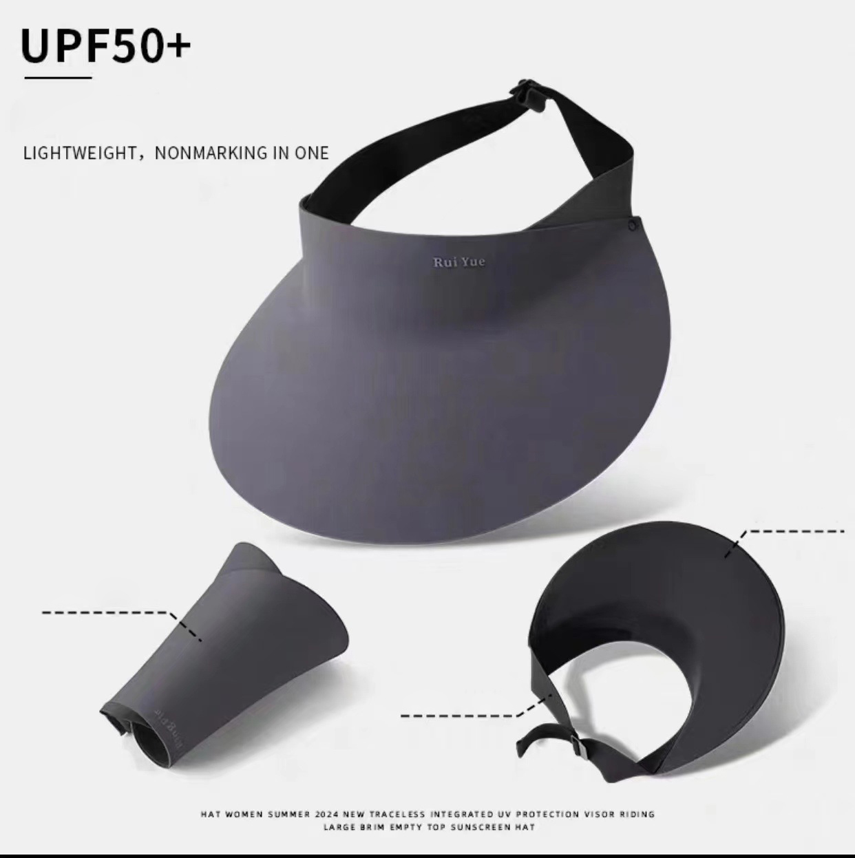 Breathable Folding Sun Cap for Ladies - Lightweight UV Protective Hat
