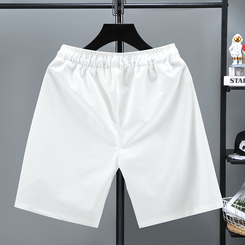 Designer clothes Fashion Shorts Men's trend Summer quarter pants Youth casual loose wear beach shorts Plus size black and white