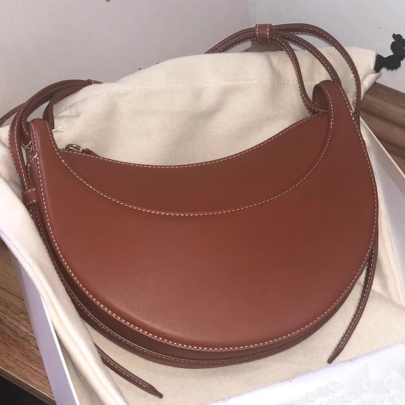 designer shoulder bag casual handbag tote for woman luxury crossbody bag classic old flower Bag leather fashion subaxillary clutch hot sale vintage half-moon purses