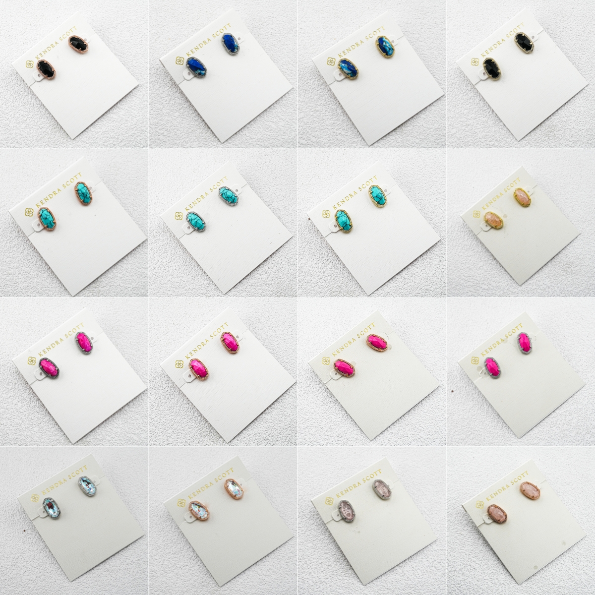 KS Gold Jewelry Nature Crystal Pendant Necklaces Designer Kendraly Necklace Jewelry Scotts Chain Elegance Oval Female Collar As Christmas Gift