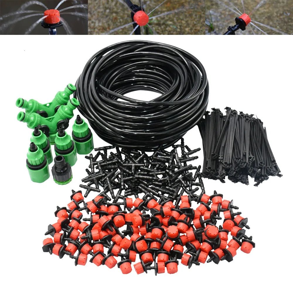 DIY Dripping Irrigation System Automatic Watering Garden Hose Mini Dripping Kit with Adjustable Dripping Device Garden Tool Kit 250331