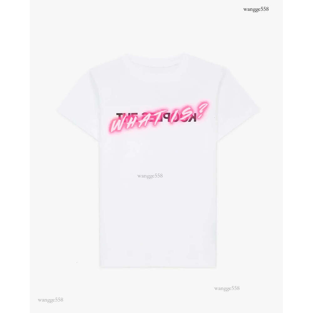 25ss Listing T-shirt Women Casual Cotton France The Couples Short Sleeves Kooples Oversize Y2k Man Women Unisex Tee 250326