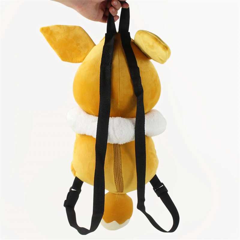 Cute Pocket Monsters Eevee Backpack Kawaii Plush Bag School Bag Couple Backpack Role Playing Prop Christmas Gift X250402