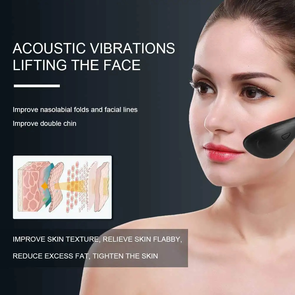 Electric V Face Massager Face Slimming Belt Facial Muscle Stimulator Facial Machine EMS VFace Exerciser 251030