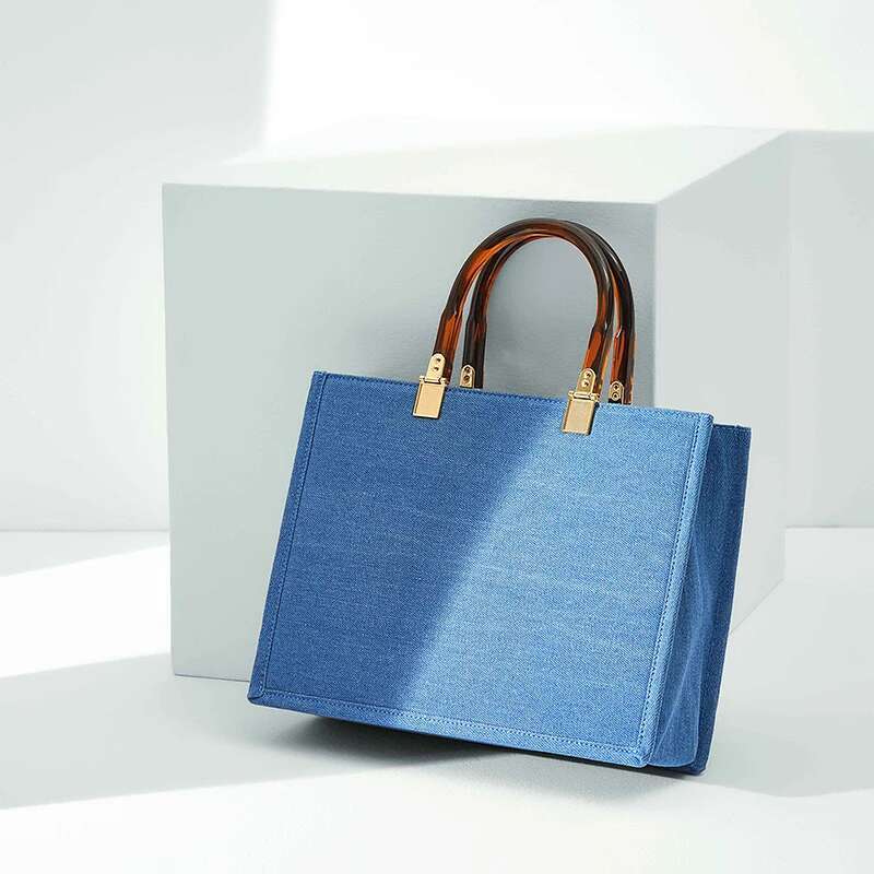 Fashion Design Women Denim Bag Handbag Large Capacity Lady Jeans Tote Bags Travel Crossbody Casaul Big Shopper Purses