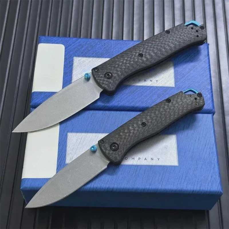 Hot selling BM 535-3/533-3 Mini Pocket Folding Knife Carbon Fiber Handle S90V Blade Outdoor Hiking Camping War Portable EDC ToolW250402