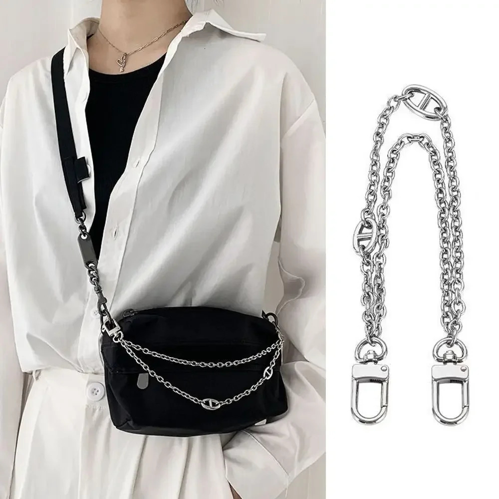 1PC Metal Bag Chain Accessories Extension Chains Underarm Crossbody Shoulder Belt Replacement Bags Strap For Womens Bag 251030