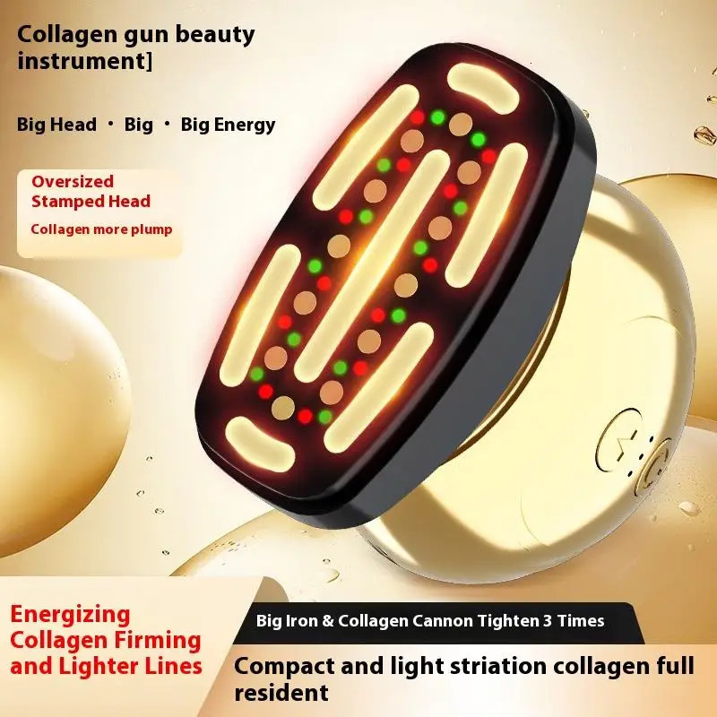 3in1 Portable Facial Massager Face Sculpting Vibration Red Light Electri Face Neck Massager Treatment Tool 251030