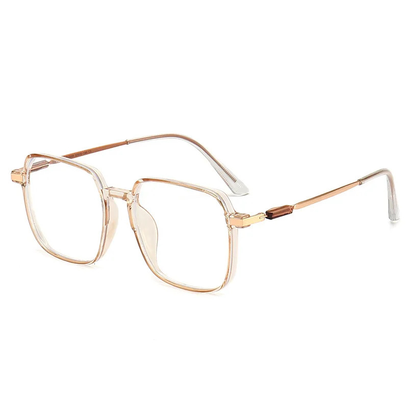 Transparent Computer Glasses Frame Women Men Anti Blue Light Squre Eyewear Blocking Optical Spectacle Eyeglass 251030