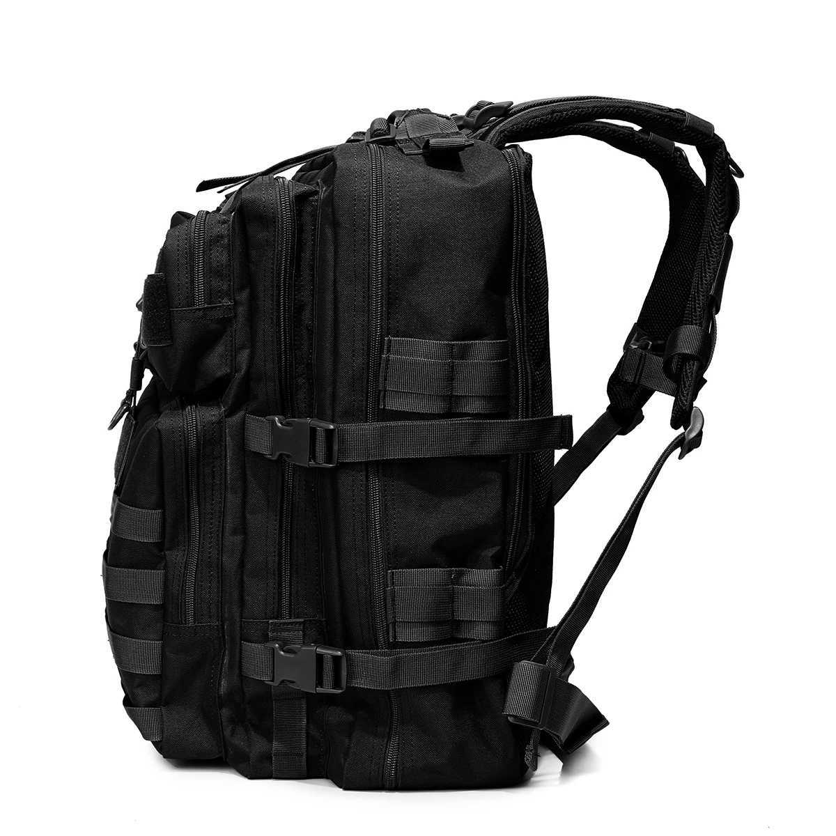 New tactical backpack enlarged 3P attack bag black outdoor field mountaineering equipment bag water bag backpack waterproofC250407