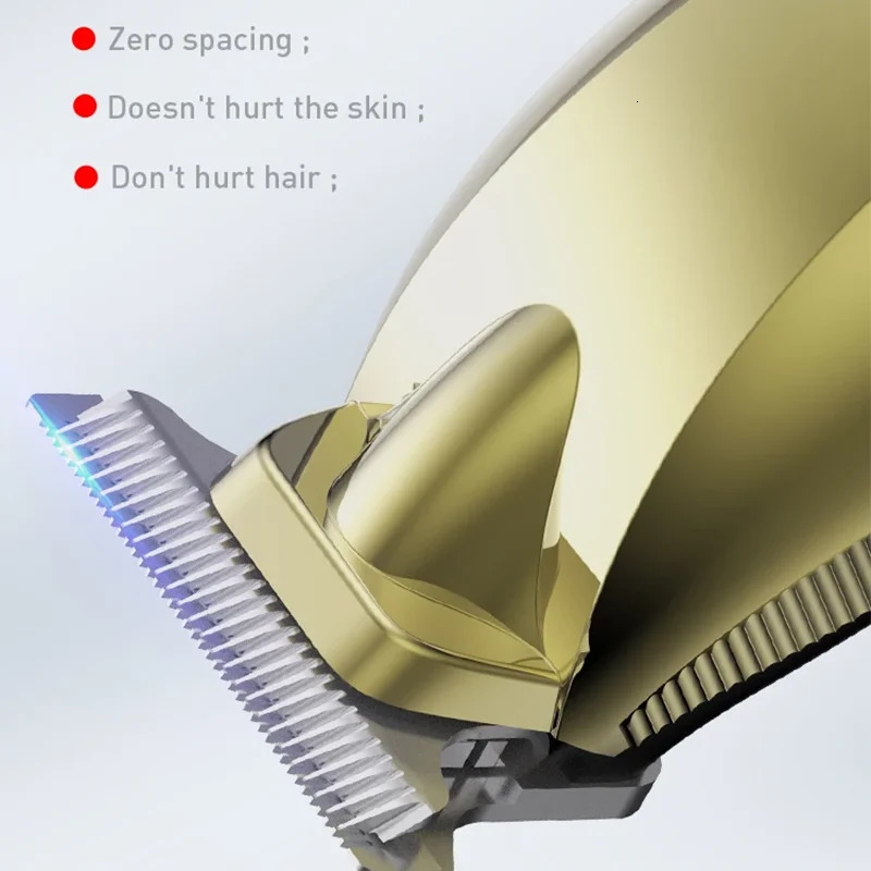 Electric Hair Trimmer Baldheaded USB Rechargeable Cordless Shaver Trimmer 0mm Men Barber Hair Cutting Machine Hair Clipper 251030