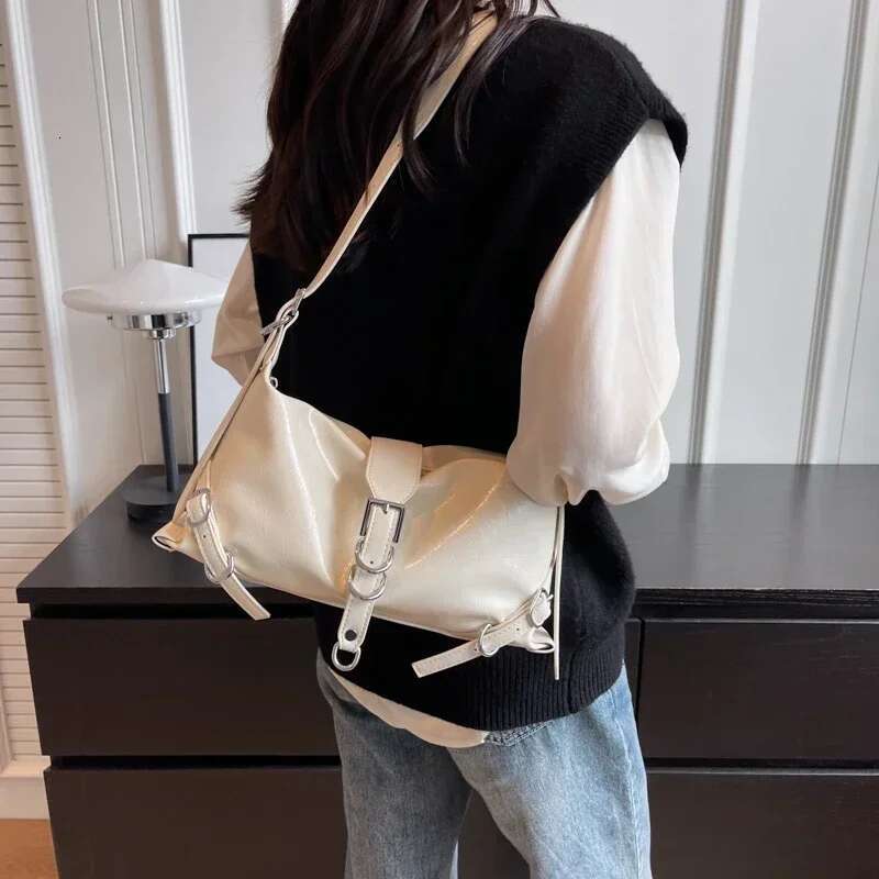 2025 High Quality Women's Bags Autumn New Fashion Simplicity High-Capacity Advanced Sense Shoulder Bag Solid Versatile Handbag
