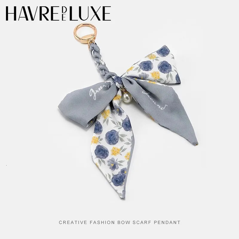 Bow Bag charm Bag Hanging Chain Strap Keychain Colorful Bag Decorate Extension Chain Bag Accessories Gift for Women 251030