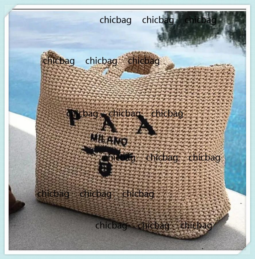 Summer Beach Raffias Womens Designer Shoulder Bag pink white Crochet tote bag luggage handbag weave Luxurys bags CrossBody men rattan Clutch