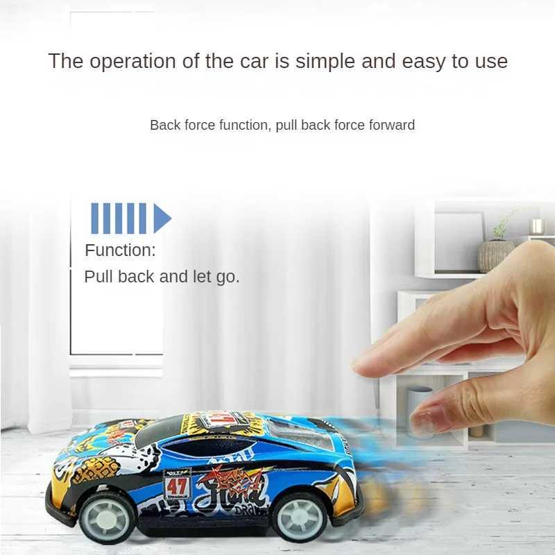 60/120 pieces of alloy racing cars rebound cars multi alloy cars anniversary series childrens toys birthday gifts 2023 new X250402