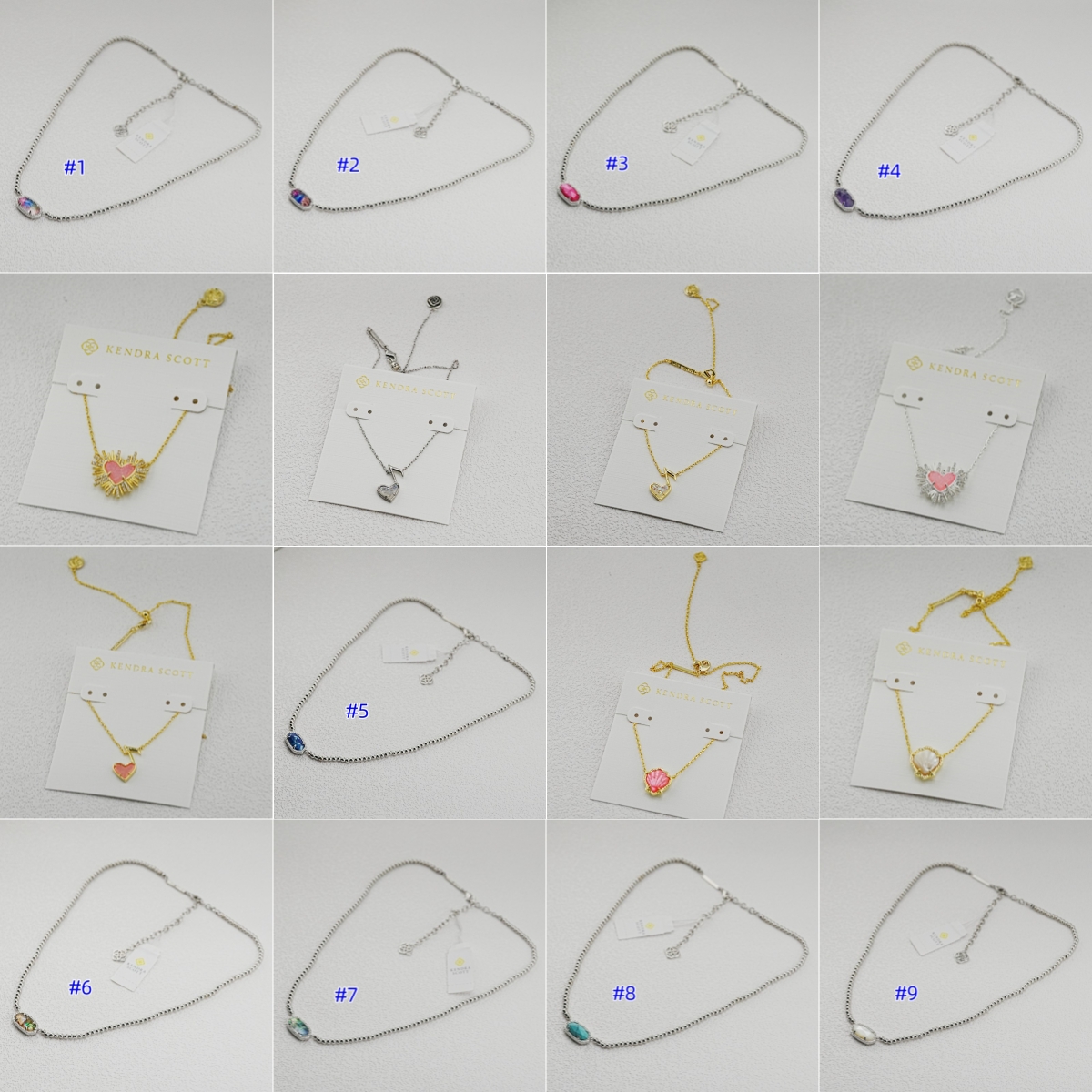 KS Fashion Jewelry Nature Crystal Pendant Necklaces Brand Kendraly Necklace Jewelry Scotts Chain Elegance Oval Female Collar As Birthday Gift