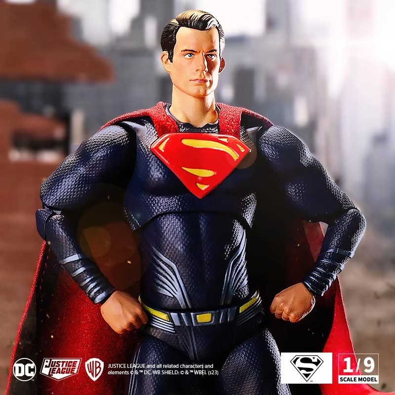Fondjoy DC Comics Superman 1/9 Action Figure Wholesale - Collectible Model Kit with Movable Joints, Superhero Gift Bulk Stock