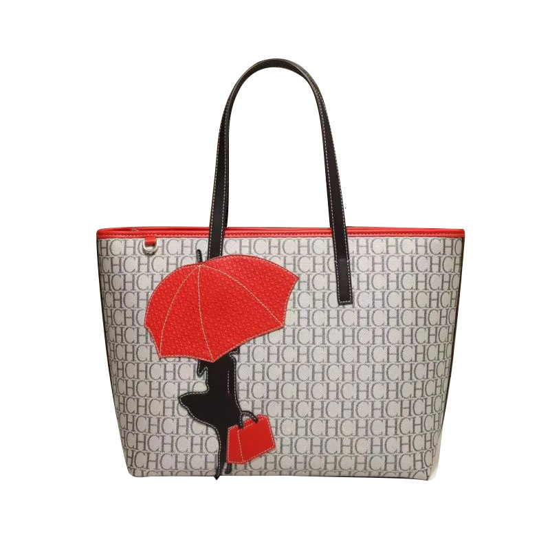 Designer bag CHHC Women's Large Capacity Handbag Fashion Letter Printed Shoulder High Quality Hand Feel Versatile Tote Bag
