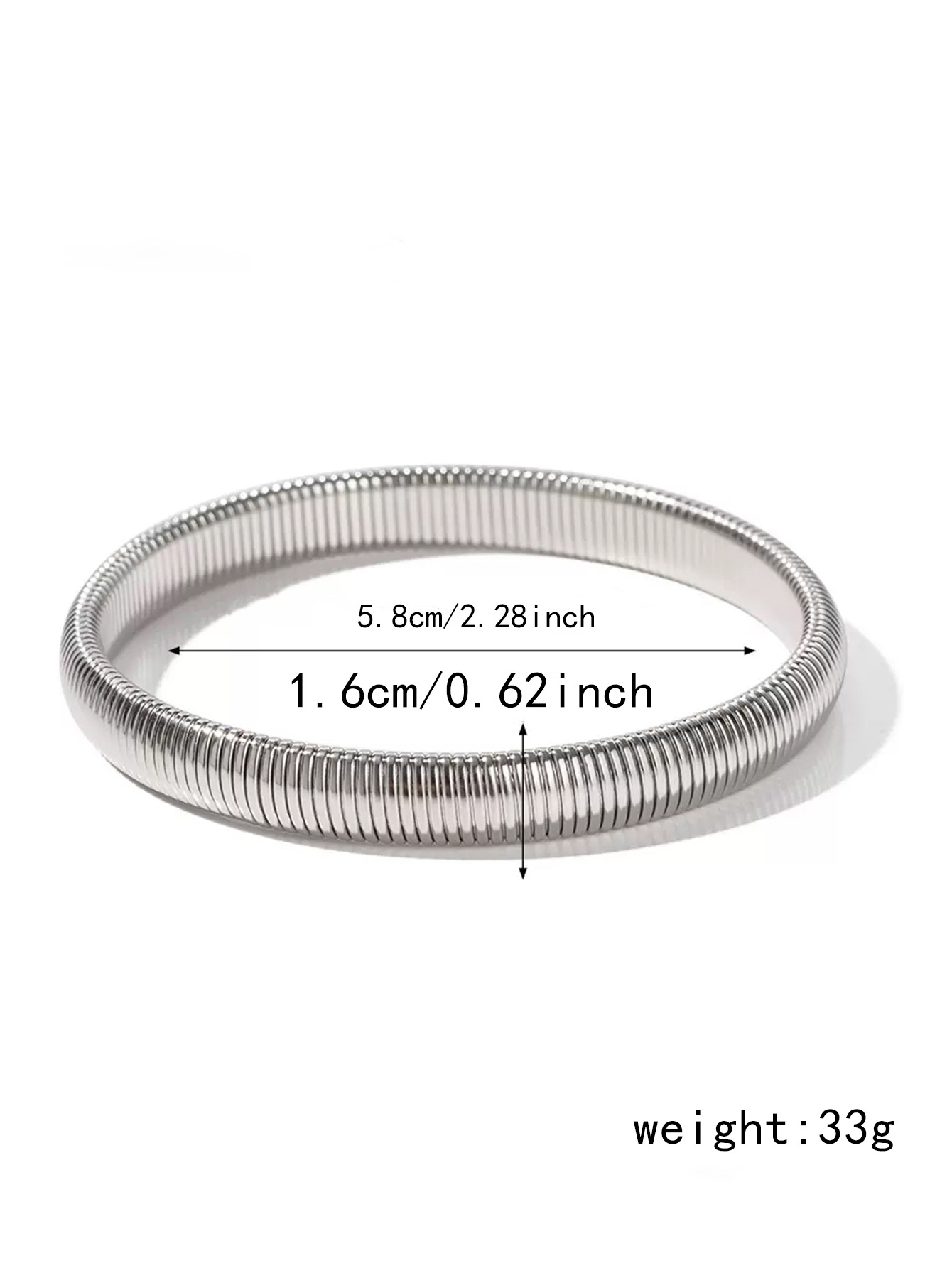 Fashionable 18K Gold-Plated Flex Snake Chain Cuff Bracelet in Durable Stainless Steel Ideal Gift for Her