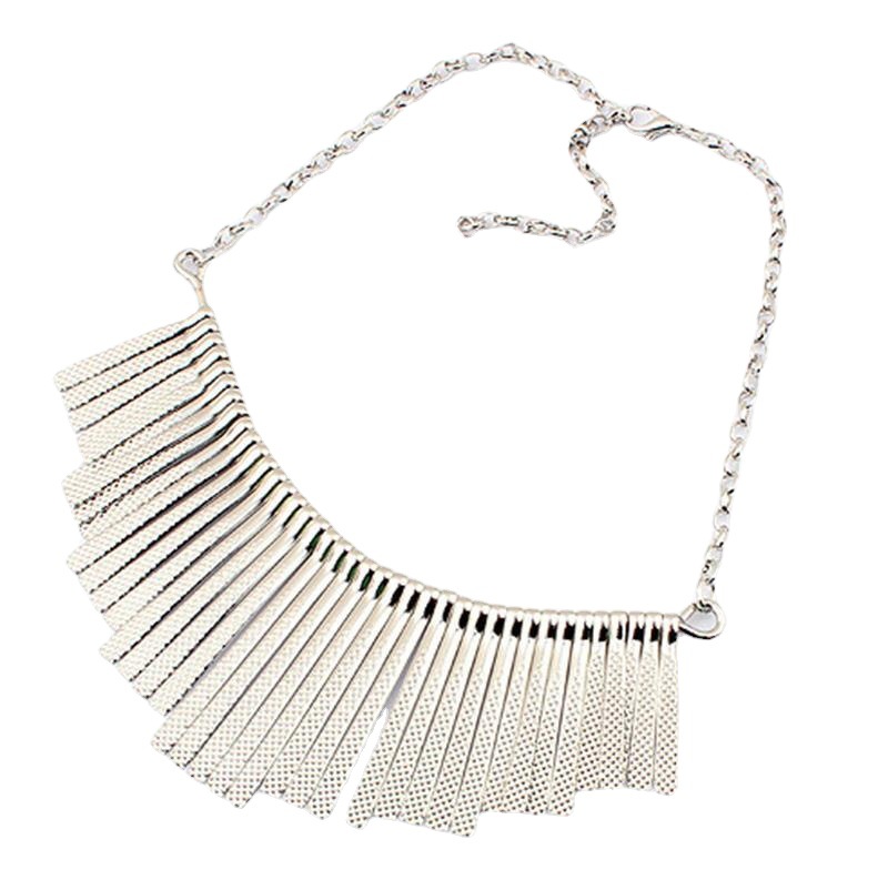 Ethnically Inspired Women's Stainless Steel Tassel Chain Necklace - Perfect Bohemian Accessory for Special Occasions