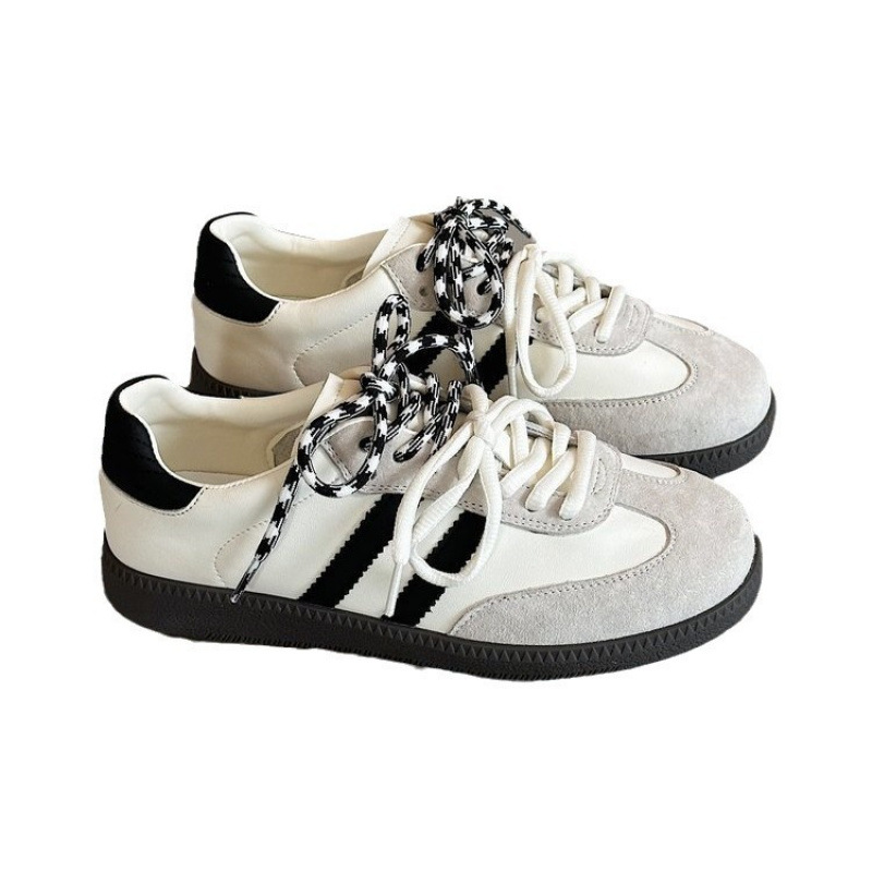 designer shoes 2025 German training women's shoes style for autumn and winter patchwork color casual sports shoes retro student sneakers