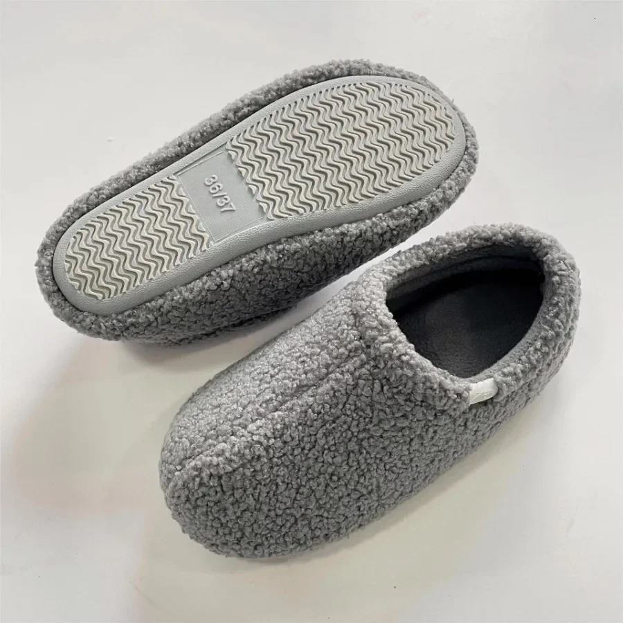 UltraSoft Home Cotton Shoes for Women Men Cozy Teddy Fleece Slippers with NonSlip Sole AllWrap 251031