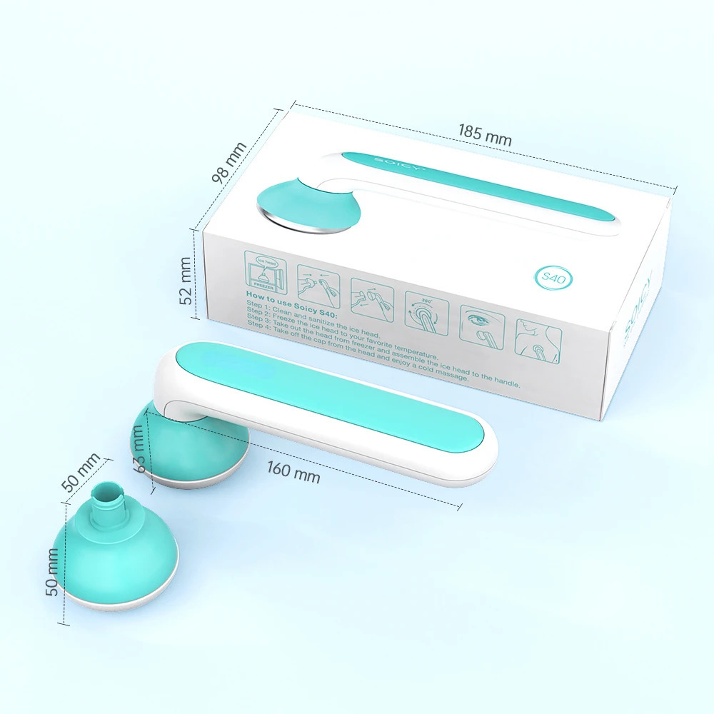 Face Ice Massager Cooler RollerIce Compress Hammer Skin Tighten Reduce Edema Shrink Pores Body Relax Cold Skincare Tools 251030