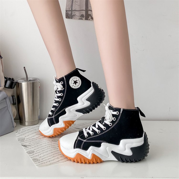 free shipping designer casual shoes women trainers canvas black white indoor outdoor sports runner running shoe trainer sneakers 2025