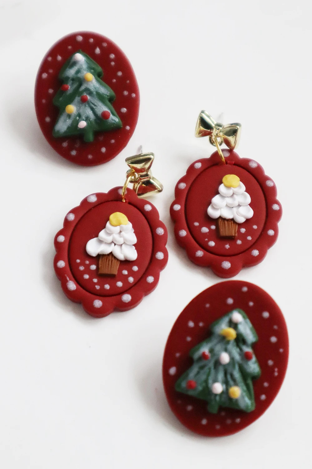 2025 Christmas Snowman Dangle Earrings for Women Girls Christmas Tree Pendant Earring Gingerbread Man Stud Earring Gift Jewelry 251031